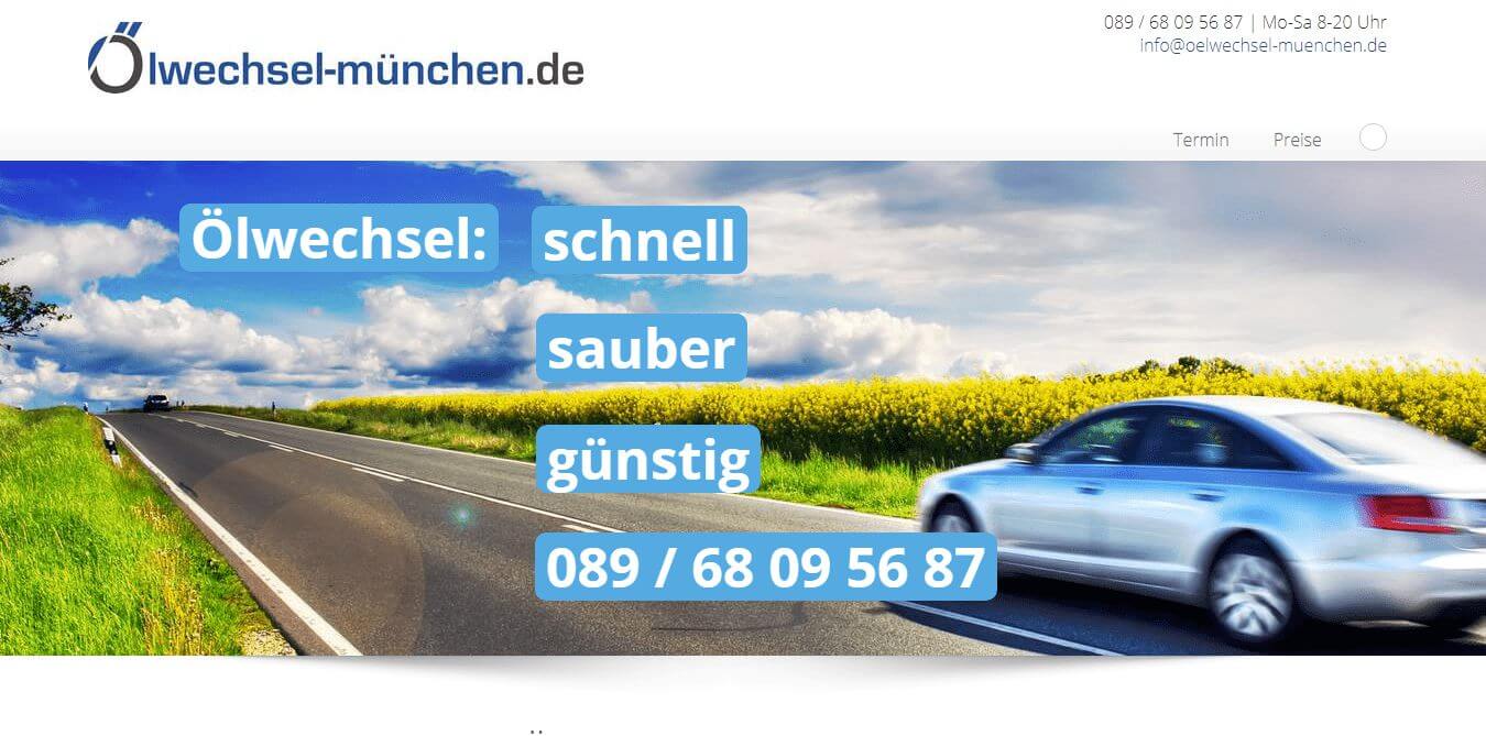Ölwechsel München