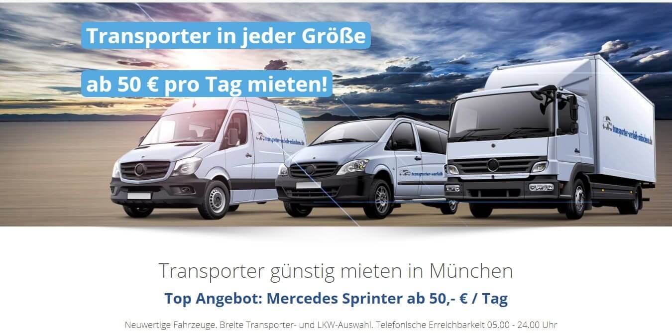 Transporter Vermietung